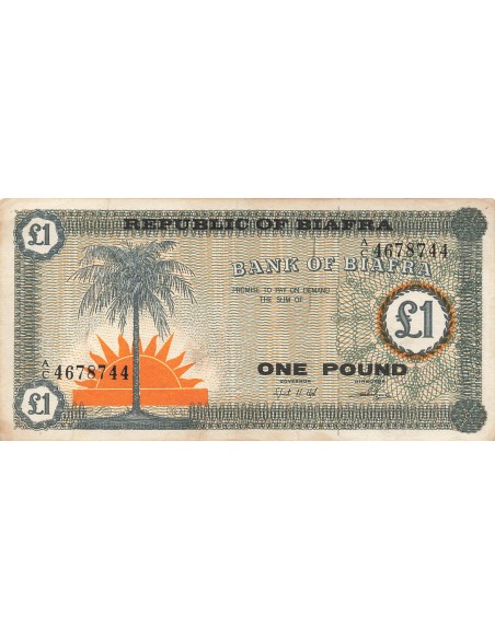 Biafra 5 pound 1967
