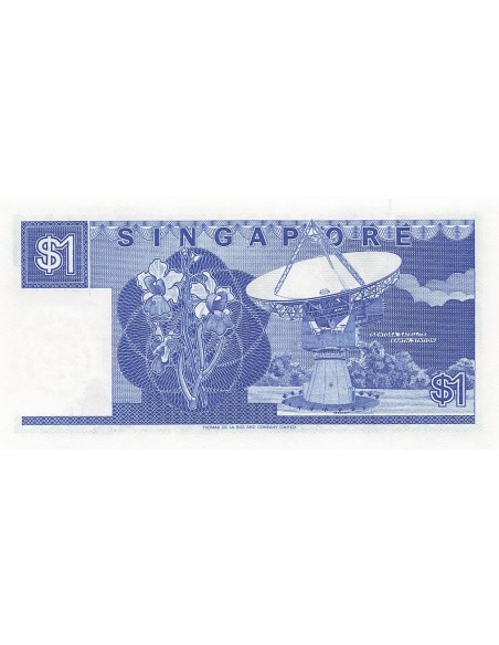 Singapour 1 dollar 1987