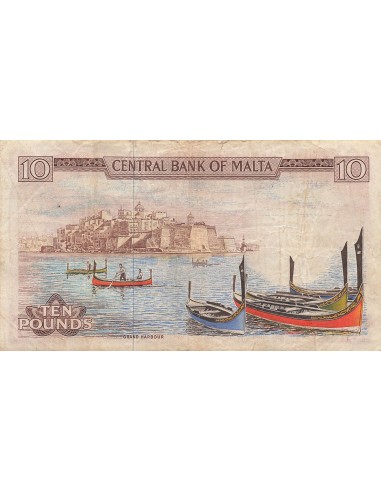 Malte 10 liri 1973