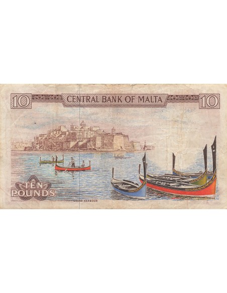 Malte 10 liri 1973