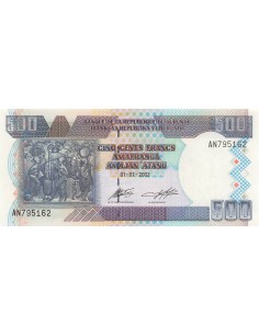 Burundi 500 francs 2003