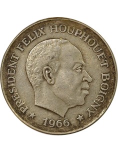 Côte d'Ivoire 10 francs Argent 1966 2