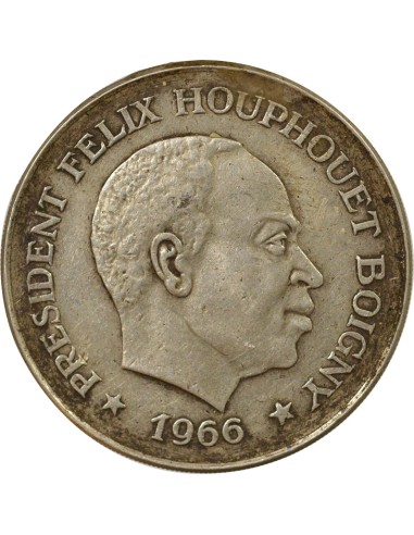 Côte d'Ivoire 10 francs Argent 1966