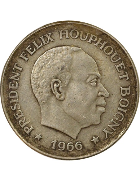 Côte d'Ivoire 10 francs Argent 1966
