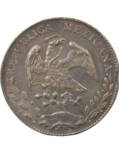 Mexique 8 reales Argent 1892 Guadalajara 2