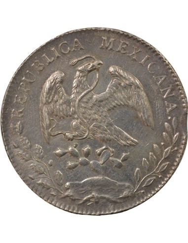 Mexique 8 reales Argent 1892 Guadalajara