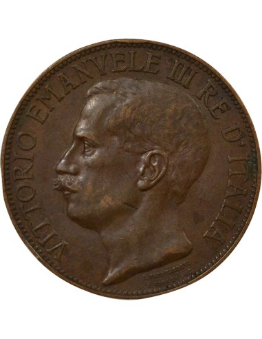 Italie Victor Emanuele III 10 centesimi Bronze 1911 R Rome