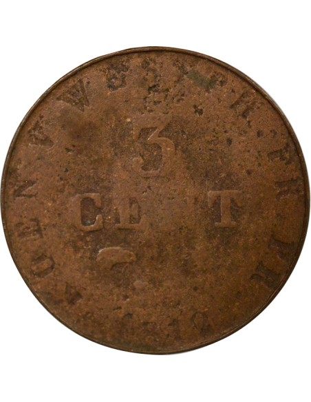 Etats Allemands Jérôme Bonaparte 3 centimes Cuivre 1812 C Cassel
