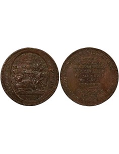 au Serment 5 sols Cuivre 1792 Birmingham