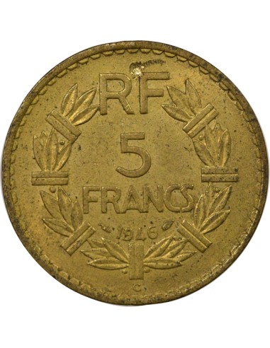 Lavrillier 5 francs Bronze-Alu 1946 C Castelsarrasin