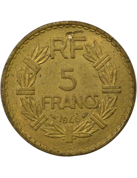 Lavrillier 5 francs Bronze-Alu 1946 C Castelsarrasin