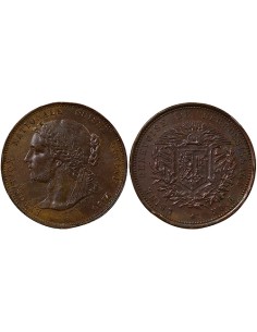 Suisse Usine Genévoise de Dégrossissage d'Or 1 médaille Cuivre 1896