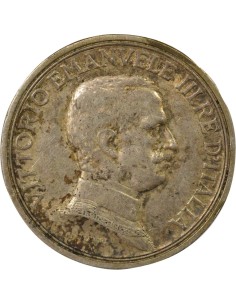 Italie Victor Emanuele III 2 lire Argent 1915 R Rome 2