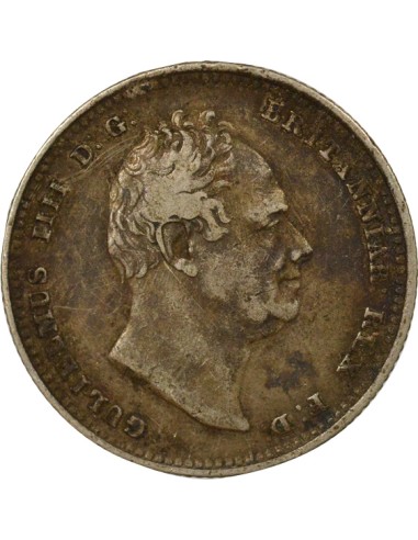 Grande Bretagne Guillaume IV 1 schilling Argent 1834 Londres