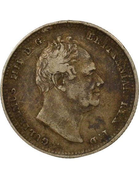 Grande Bretagne Guillaume IV 1 schilling Argent 1834 Londres