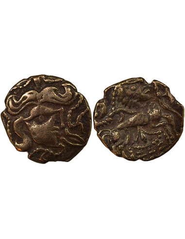 Gaule (Osismes) A la Tente 1/4 statère Electrum Ie Siècle Av JC