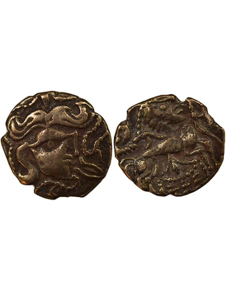 Gaule (Osismes) A la Tente 1/4 statère Electrum Ie Siècle Av JC