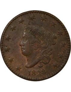 USA Type 1 1 cent Cuivre 1828 Philadelphie 2