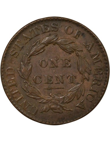 USA Type 1 1 cent Cuivre 1828 Philadelphie