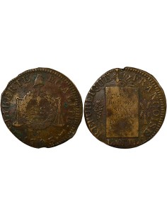 A la Balance 1 sol Métal de Cloche 1793 I Limoges