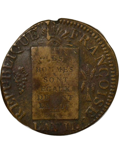 A la Balance 1 sol Métal de Cloche 1793 I Limoges