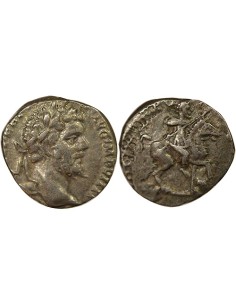 Rome Empire Septime Sévère Empereur à Cheval 1 denier Argent 197 Laodicea ad Mare