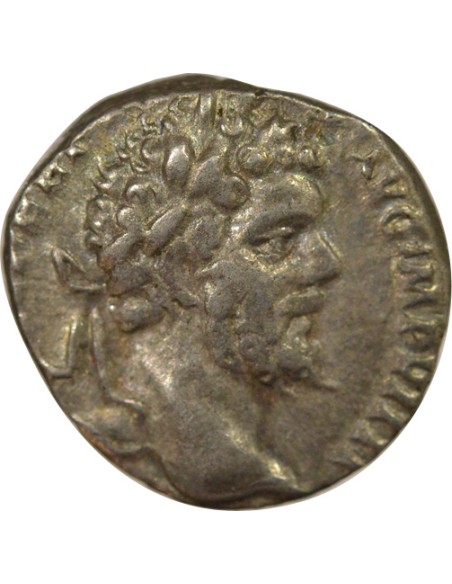 Rome Empire Septime Sévère Empereur à Cheval 1 denier Argent 197 Laodicea ad Mare