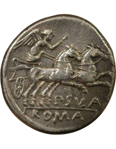 République Romaine Publius Sulla 1 denier Argent 151 Av JC R Rome