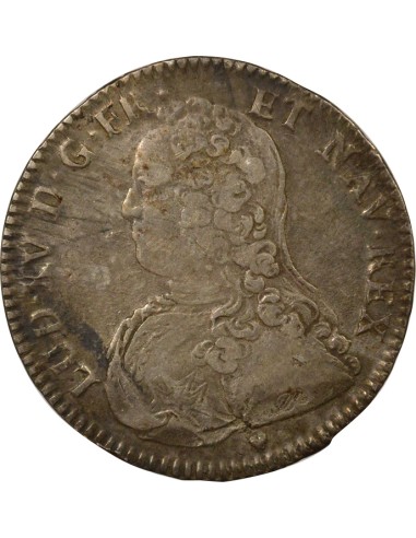 Louis XV au Buste Habillé 1/2 écu Argent 1728 BB Strasbourg