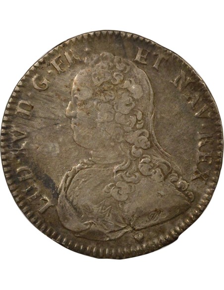 Louis XV au Buste Habillé 1/2 écu Argent 1728 BB Strasbourg