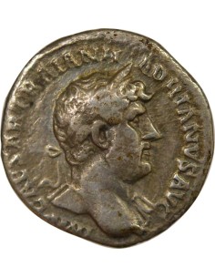 Rome Empire Hadrien Fortuna debout 1 denier Argent 121 R Rome 2