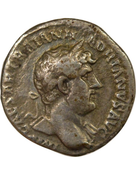 Rome Empire Hadrien Fortuna debout 1 denier Argent 121 R Rome