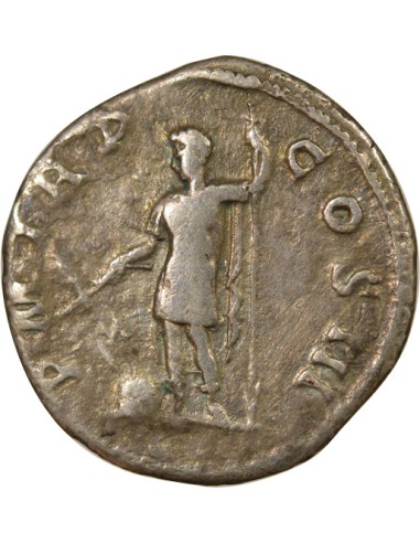 Rome Empire Hadrien Fortuna debout 1 denier Argent 121 R Rome