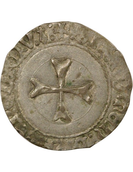 Duché de Bretagne François II de Bretagne A la Targe 1 blanc Billon 1458-1488 9 Rennes