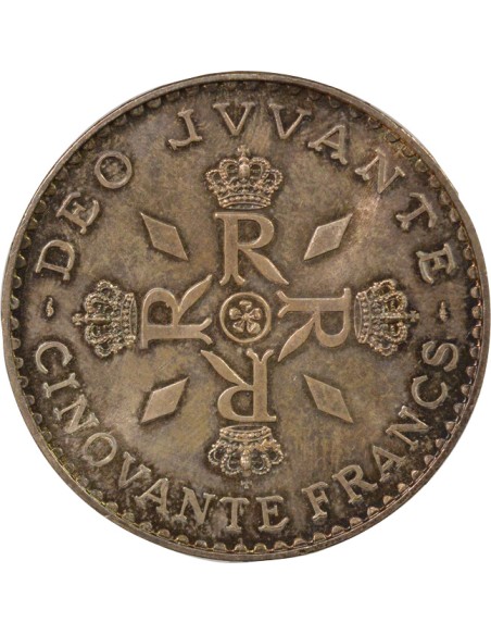 Monaco Rainier III de Monaco 50 francs Argent 1974 Pessac