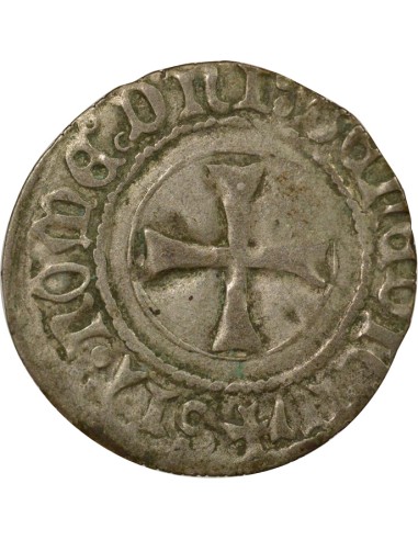 Duché de Bretagne François II de Bretagne A la Targe 1 blanc Billon 1458-1488 9 Rennes
