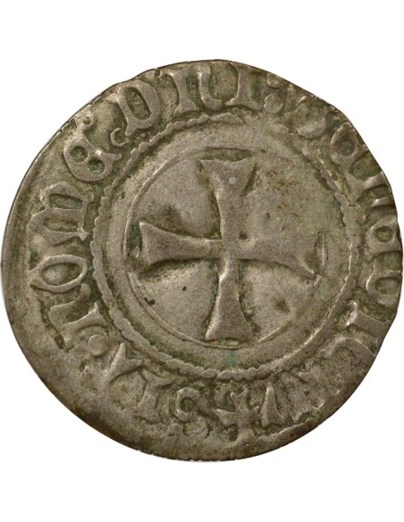 Duché de Bretagne François II de Bretagne A la Targe 1 blanc Billon 1458-1488 9 Rennes