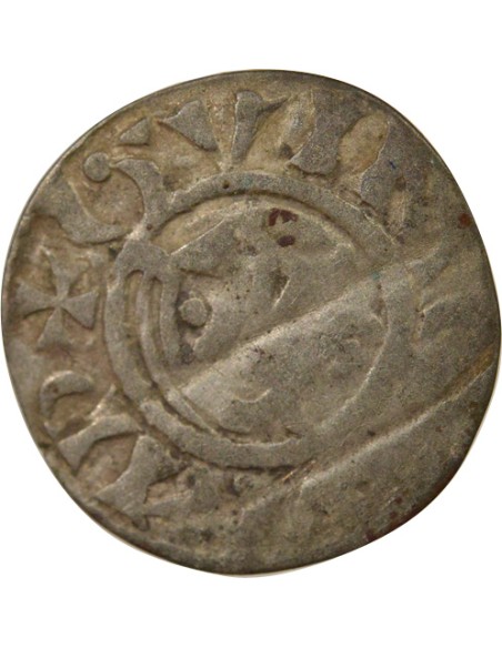 Duché de Bretagne Étienne I de Penthièvre 1 denier Billon 1138-1184 Guingamp