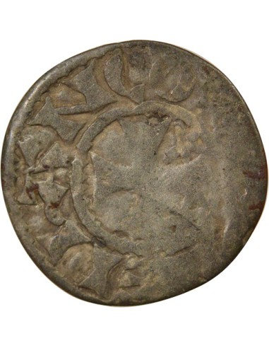 Duché de Bretagne Étienne I de Penthièvre 1 denier Billon 1138-1184 Guingamp