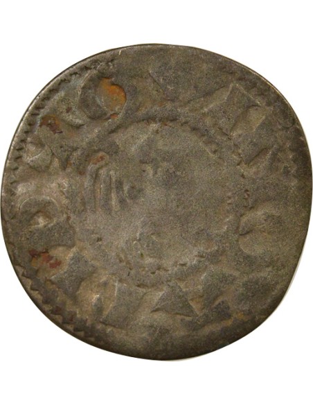 Duché de Bretagne Étienne I de Penthièvre 1 denier Billon 1138-1184 Guingamp