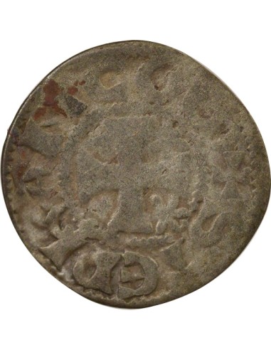 Duché de Bretagne Étienne I de Penthièvre 1 denier Billon 1138-1184 Guingamp