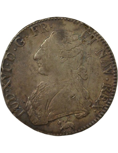 Louis XVI au Buste Habillé 1 ecu Argent 1788/7 B Rouen