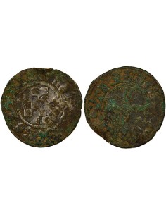 Duché de Bretagne 1 denier Billon 1270-1341 Guingamp