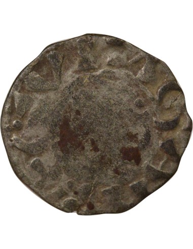 Duché de Bretagne Étienne I de Penthièvre 1 denier Billon 1138-1184 Guingamp