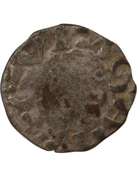 Duché de Bretagne Étienne I de Penthièvre 1 denier Billon 1138-1184 Guingamp