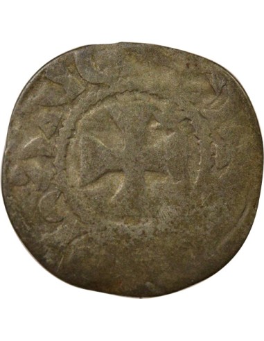 Duché de Bretagne Étienne I de Penthièvre 1 denier Billon 1138-1184 Guingamp