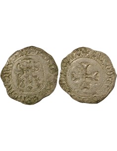 Duché de Bretagne François II de Bretagne A la Targe 1 blanc Billon 1458-1488 9 Rennes