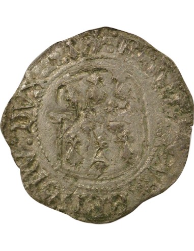 Duché de Bretagne François II de Bretagne A la Targe 1 blanc Billon 1458-1488 9 Rennes