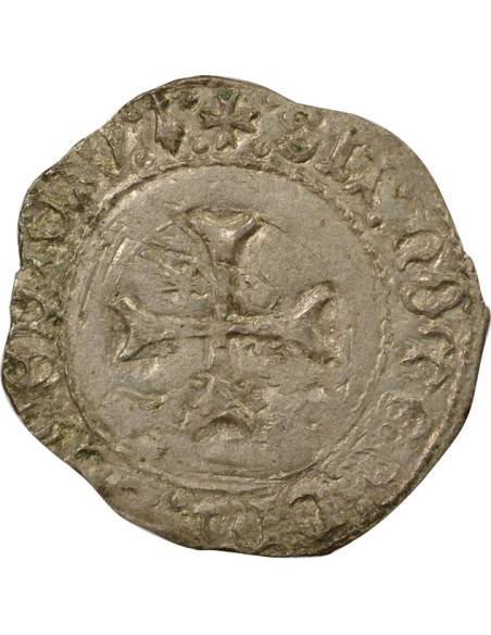 Duché de Bretagne François II de Bretagne A la Targe 1 blanc Billon 1458-1488 9 Rennes