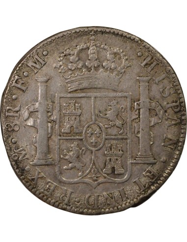 Mexique Charles III d'Espagne 8 reales Argent 1784 Mo Mexico City